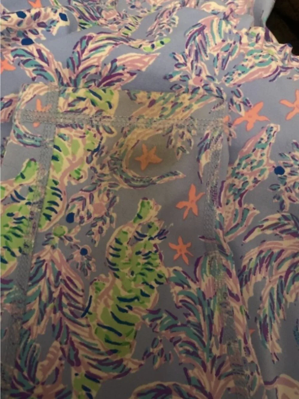 Lilly pulitzer cheetah print workout out set large! - Picture 6 of 6